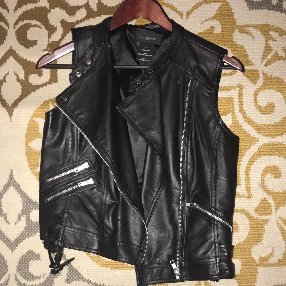Leather vest